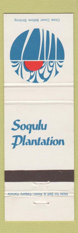 Matchbook Cover - Sobulu Plantation