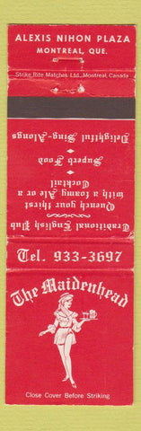 Matchbook Cover - The Maidenhead Montreal QC girlie