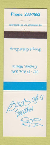 Matchbook Cover - Birds of a Feather Calgary AB