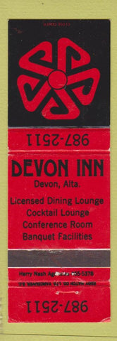 Matchbook Cover - Devon Inn AB