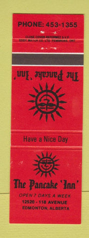 Matchbook Cover - Pancake Inn Edmonton AB