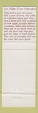 Matchbook Cover - Hind Quarter Toronto ON