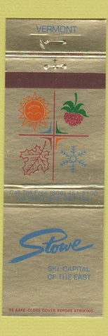 Matchbook Cover - Stowe VT Ski Capital