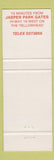 Matchbook Cover - Inn West Jasper Park Yellowhead