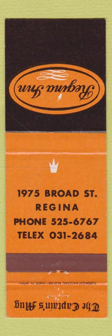 Matchbook Cover - Regina Inn SK