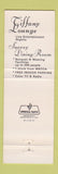 Matchbook Cover - Admiral Inn Milwaukee WI