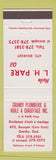 Matchbook Cover - Granby Plomberie QC