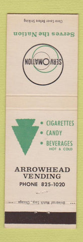 Matchbook Cover - Arrowhead Vending