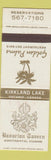 Matchbook Cover - Bavarian Tavern Kirkland Lake ON #2 WEAR