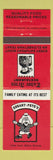Matchbook Cover - Sneaky Pete's Windsor Brantford Belleville Cornwall ON