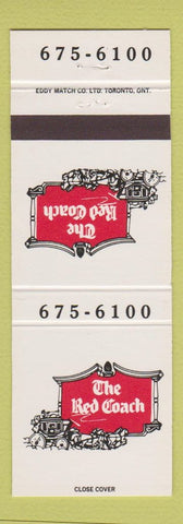 Matchbook Cover - Red Coach Canada