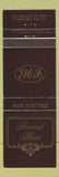 Matchbook Cover - Somerset House Ottawa ON