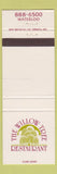 Matchbook Cover - Willow Tree Restaurant Waterloo ON