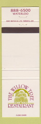 Matchbook Cover - Willow Tree Restaurant Waterloo ON