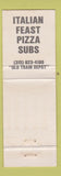 Matchbook Cover - Italian Feast Restaurant Little Falls NY WEAR