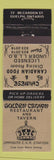Matchbook Cover - Golden Crown Restaurant Guelph ON