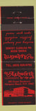 Matchbook Cover - Ashworth by the Sea Hampton Beach NH