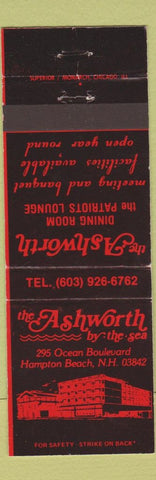 Matchbook Cover - Ashworth by the Sea Hampton Beach NH