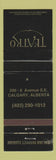 Matchbook Cover - Teatro Italian Restaurant Calgary AB