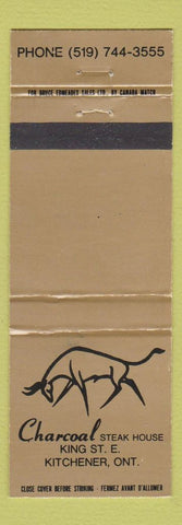 Matchbook Cover - Charcoal Steak House Kitchener ON