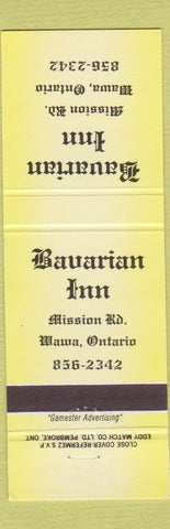 Matchbook Cover - Bavarian Inn Wawa ON