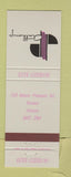 Matchbook Cover - Anthony's Toronto ON