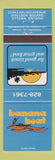 Matchbook Cover - Banana Boat Ottawa ON