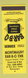 Matchbook Cover - Montmagny BBQ QC