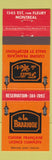 Matchbook Cover - A la Barrique French Restaurant Montreal QC