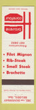 Matchbook Cover - Brasserie Carrefour Beloeil QC