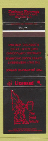 Matchbook Cover - The Grad House Halifax NS
