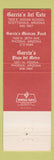 Matchbook Cover - Garcia's Restaurants Mexican Scottsdale Phoenix AZ