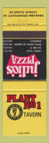 Matchbook Cover - Julio's Pizza St Catharines ON