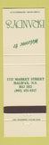 Matchbook Cover - Brandy's Halifax NS