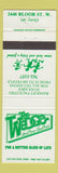 Matchbook Cover - Wedge Restaurant Toronto ON