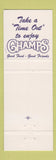 Matchbook Cover - Champs Restaurant Peterborough ON