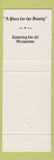 Matchbook Cover - Miller's Dining Room Lakewood OH