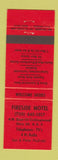 Matchbook Cover - Fireside Motel Collingwood ON