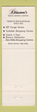 Matchbook Cover - Diana's Sweets Toronto ON
