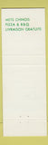 Matchbook Cover - Restaurant Landry Beloeil QC