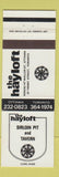 Matchbook Cover - The Hayloft Ottawa Toronto ON