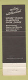 Matchbook Cover - Smoke House Burbank CA