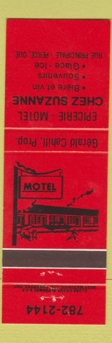 Matchbook Cover - Chez Suzanne Motel Perce QC