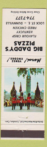 Matchbook Cover - Bib Daddy's Pizza Dunnville ON