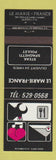 Matchbook Cover - Le Marie France Restaurant Quebec QC