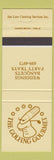 Matchbook Cover - Golfing Gourmet