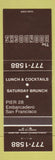 Matchbook Cover - Boondocks San Francisco CA restaurant