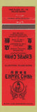 Matchbook Cover - Empire China Allentown Wilkes Barre PA