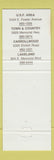 Matchbook Cover - CDB Italian Restaurant