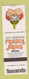 Matchbook Cover - Fraser Arms Hotel Vancouver BC